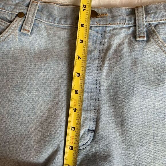 Vintage Wrangler Light Wash Shorts High Waisted Cutoff 27” - Picture 7 of 8